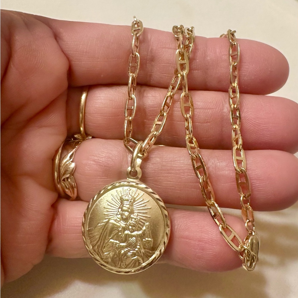 18K Solid Gold Pendant Only